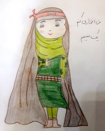 نقاشی هفته بسیج ساده و آسان برای رنگ آمیزی نقاشی هفته بسیج ساده و آسان برای رنگ آمیزی