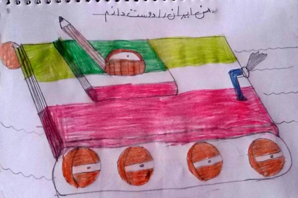 نقاشی هفته بسیج ساده و آسان برای رنگ آمیزی نقاشی هفته بسیج ساده و آسان برای رنگ آمیزی