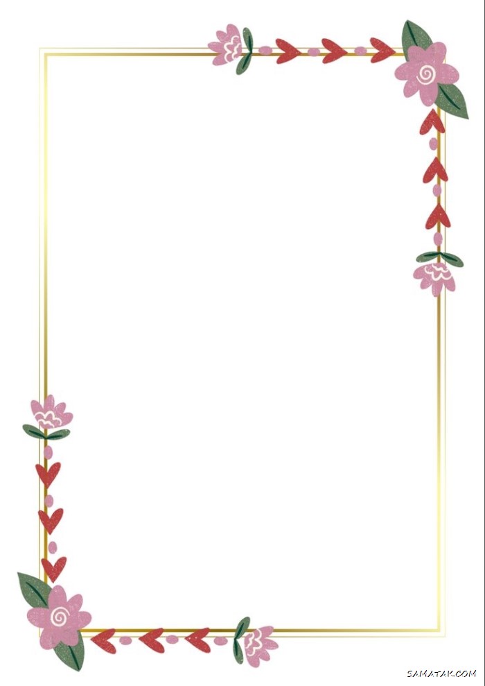 نقاشی کادر برای پیام قرانی + تزیین برگه آچار برای پیام قرآنی