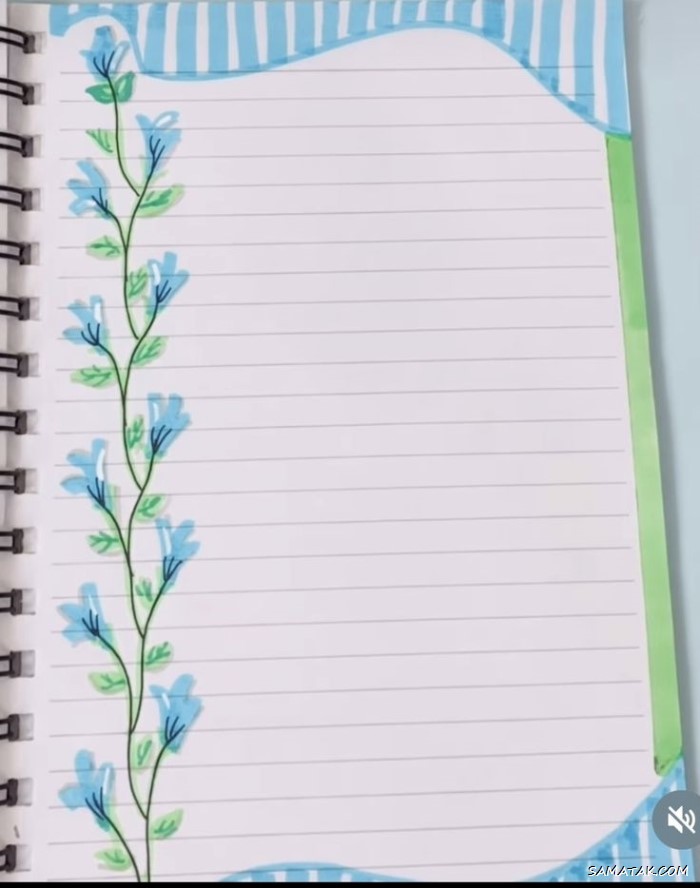 نقاشی کادر برای پیام قرانی + تزیین برگه آچار برای پیام قرآنی