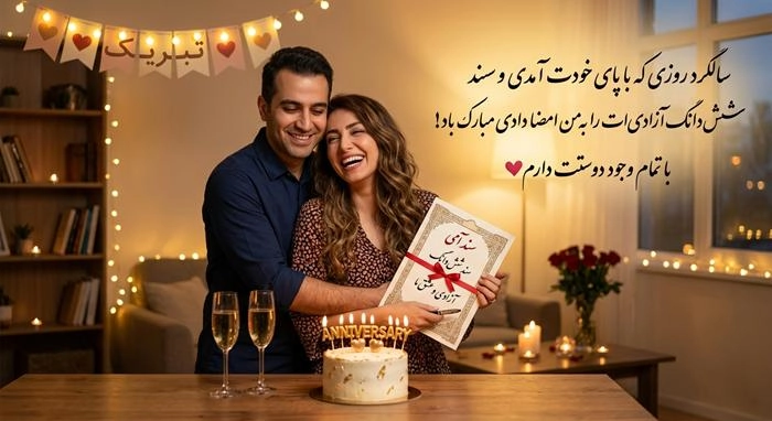 متن پیام تبریک سالگرد ازدواج به همسر 6 تبریک سالگرد ازدواج به همسر 6