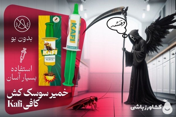 قوی ترین سم سوسک ریز کدام است؟ 5 قوی ترین خمیر سوسک ریز : خمیر سوسک کش کافی Kafi