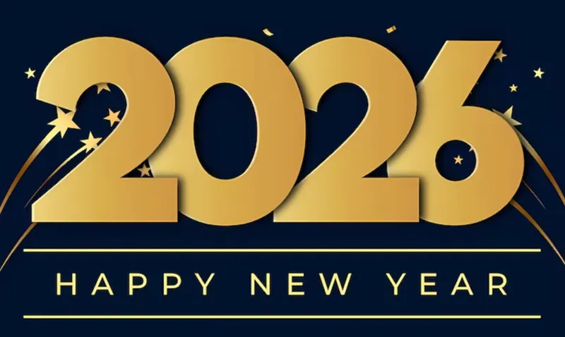 عکس تبریک سال نو میلادی ۲۰۲۶ 12