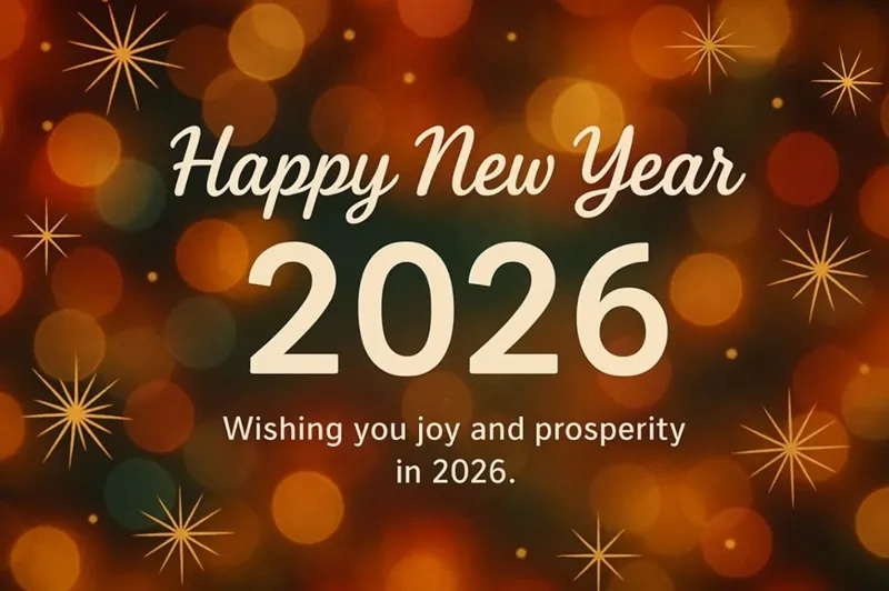 عکس تبریک سال نو میلادی ۲۰۲۶ 18