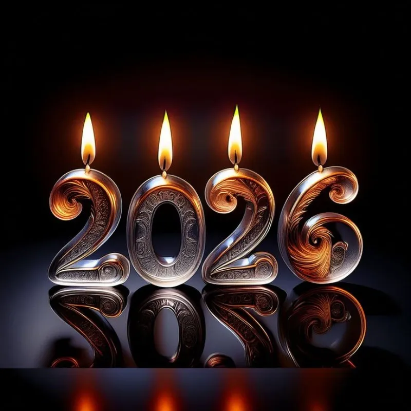 عکس تبریک سال نو میلادی ۲۰۲۶ 40