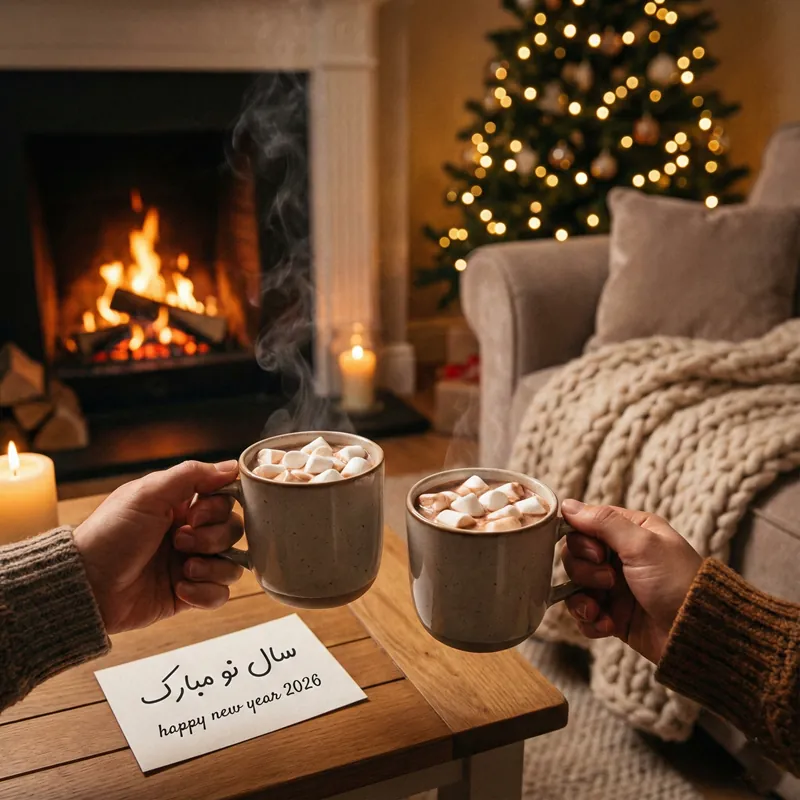عکس تبریک سال نو میلادی ۲۰۲۶ 7