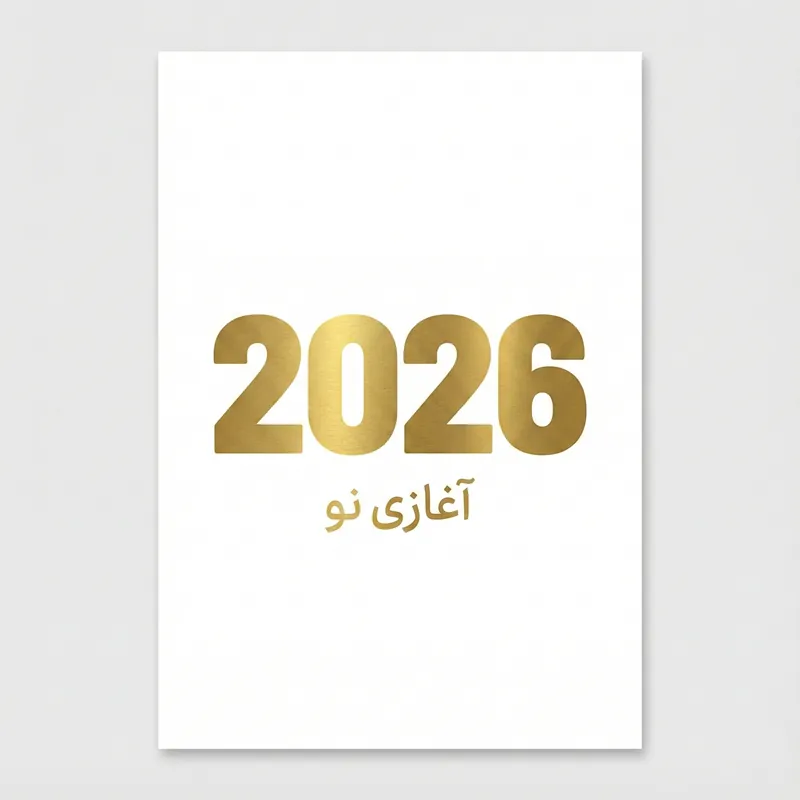 عکس تبریک سال نو میلادی ۲۰۲۶ 8