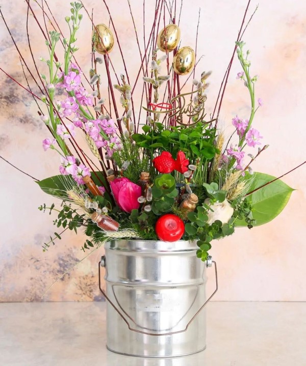 ایده های تزیین گل برای تبریک سال نو و هدیه نوروز 6 عکس گل برای تبریک عید نوروز