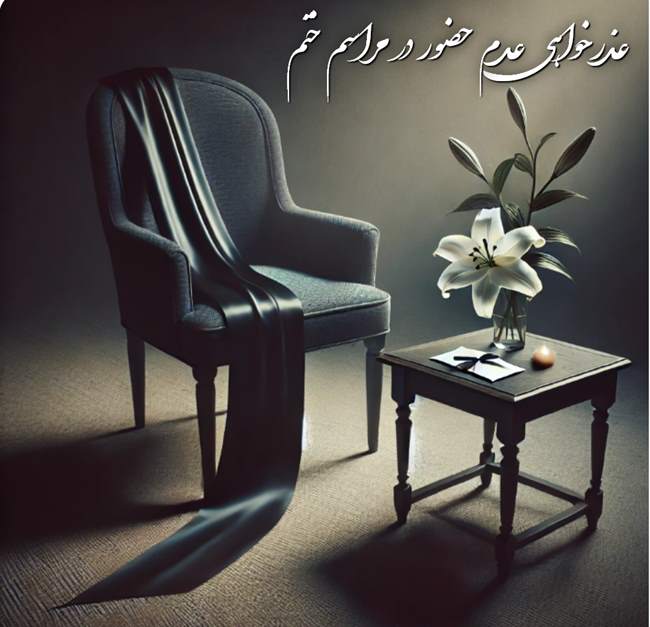 متن عذرخواهی بابت عدم حضور در مراسم و نرفتن به مهمانی 3 متن عذرخواهی عدم حضور در مراسم ختم