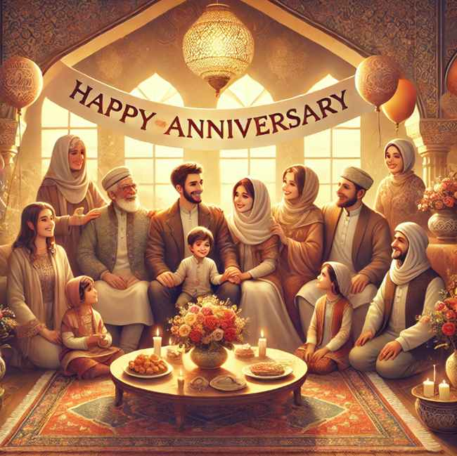 پیام تبریک سالگرد ازدواج به اقوام