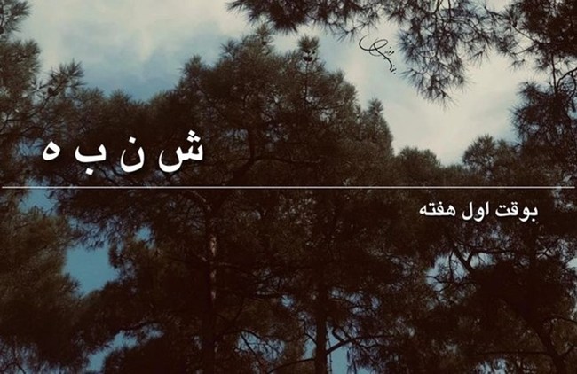 استوری صبح شنبه 6