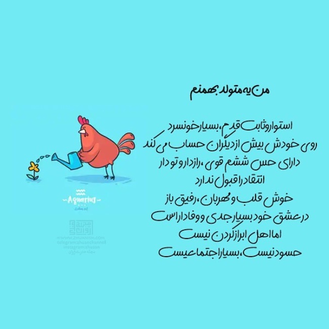 متن برای تولد خودم در اینستا بهمن ماهی