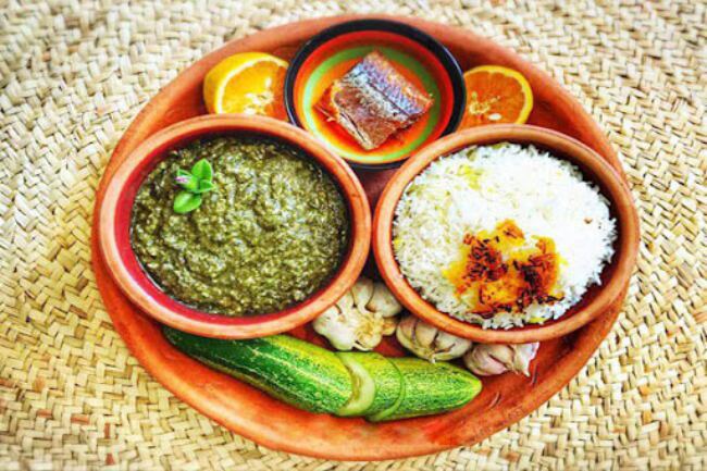 غذای شب عید نوروز 6 ترش تره رشتی