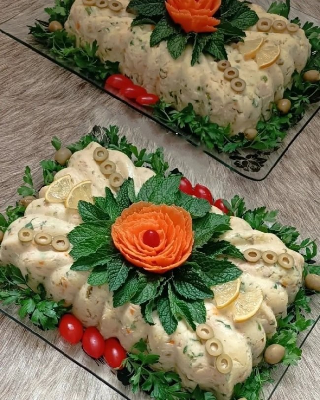 تزیین سالاد الویه ساده برای مدرسه 47 تزیین سالاد الویه برای مدرسه اسان 1