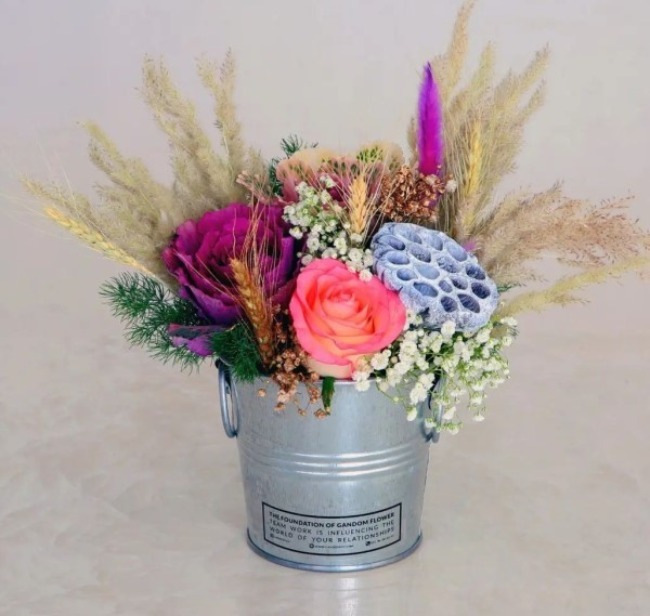 سبد گل طبیعی برای کربلایی 5