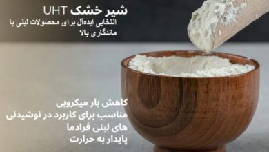 شیر خشک فرادما UHT: راهکاری برای تولید محصولات لبنی باکیفیت و ماندگار 127 شیر خشک فرادما UHT