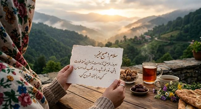 متن صبح بخیر انگیزشی (کوتاه، شاد، عاشقانه، خدایی و ...) 8 متن صبح بخیر انگیزشی 3
