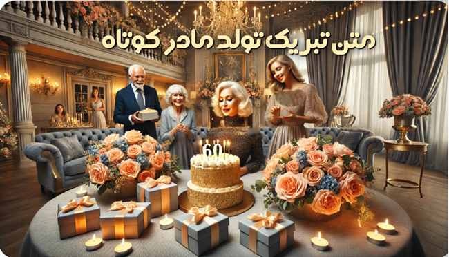 متن فوق العاده برای تولد مادر 3 متن کوتاه تبریک تولد مادر