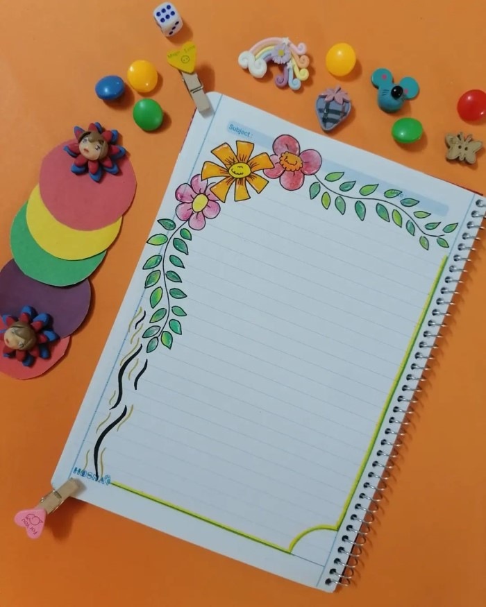 نقاشی ساده برای دفتر مشق 3