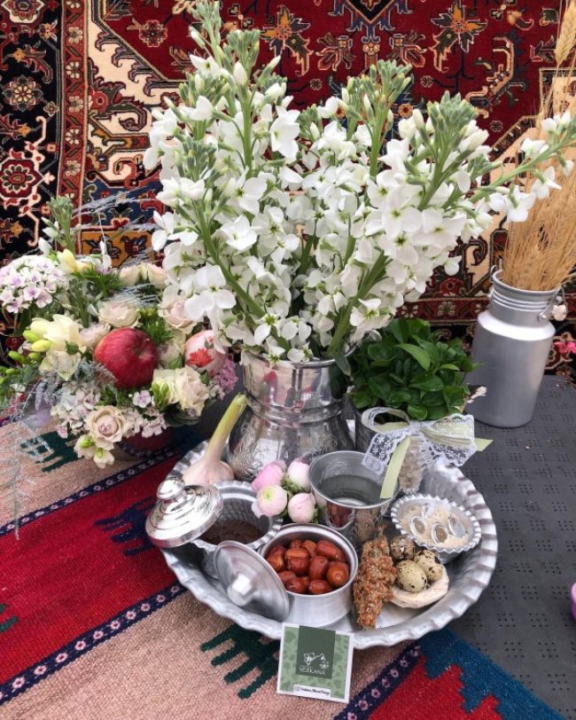 چیدمان هفت سین چوبی 2