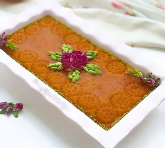 تزیین حلوا مجلسی برای مراسم ختم 4