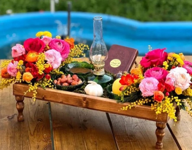 سفره هفت سین عروس اینستاگرام 2