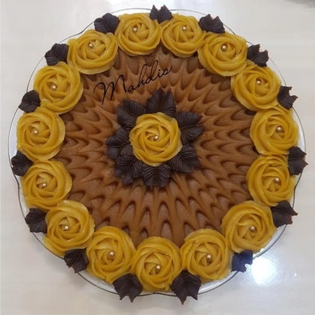 عکس تزیین حلوا برای مراسم ختم 5