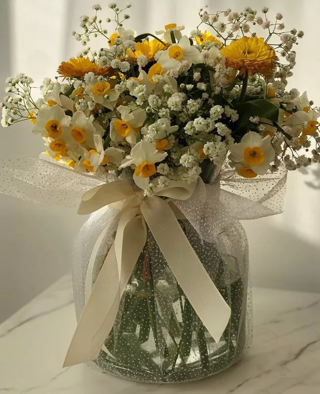 بهترین گل برای سالگرد ازدواج (عکس گل طبیعی و باکس گل) 32 بهترین گل برای سالگرد ازدواج 31