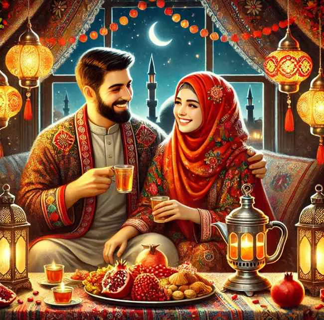 متن شب یلدا عاشقانه برای همسر 3 متن شب یلدا عاشقانه برای همسر 2
