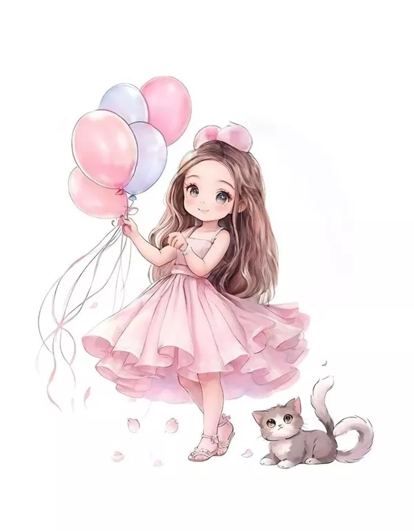 نقاشی روز دختر راحت 2