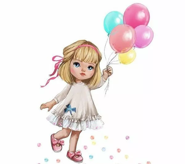 نقاشی روز دختر مبارک 3