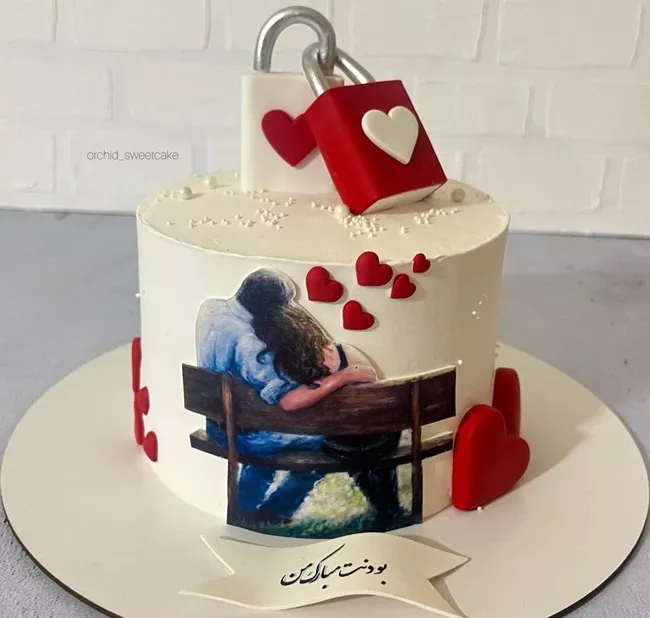 کیک سالگرد ازدواج لاکچری 2