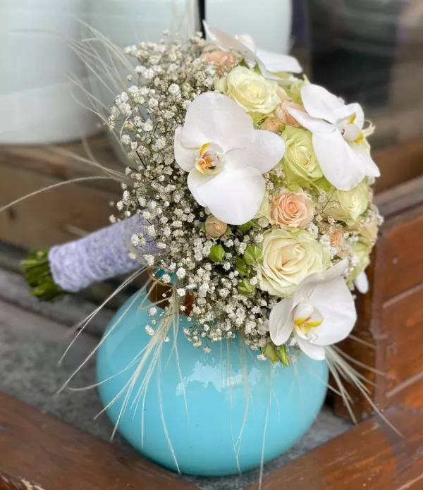دسته گل عروس لاکچری 1