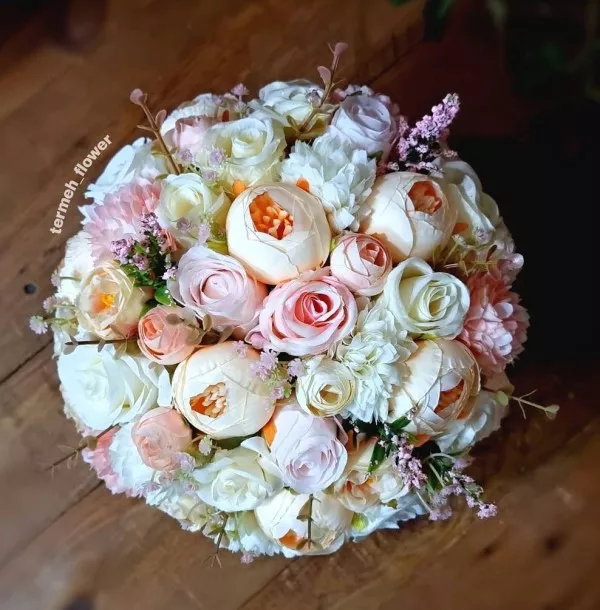 دسته گل عروس لاکچری 14