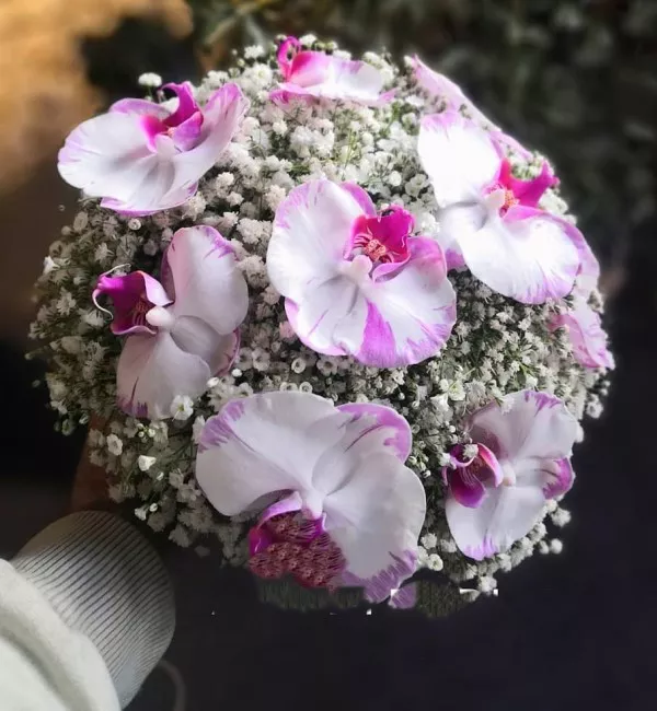 دسته گل عروس لاکچری 16