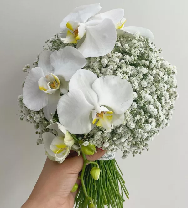 دسته گل عروس لاکچری 9