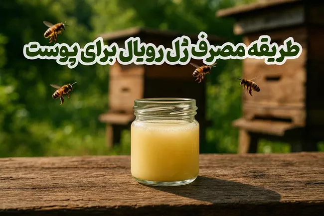 طریقه مصرف ژل رویال برای پوست صورت
