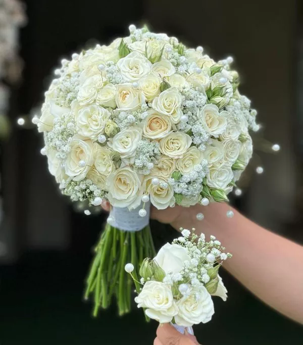 عکس دسته گل عروس و داماد 2