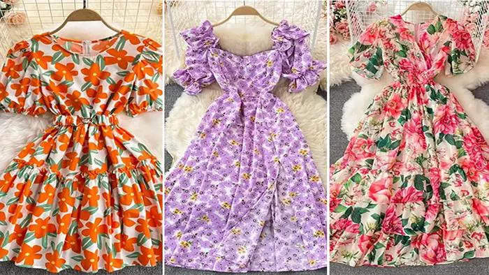 بهترین مدل‌های پیراهن نخی ساده و بلند زنانه برای تابستان 4