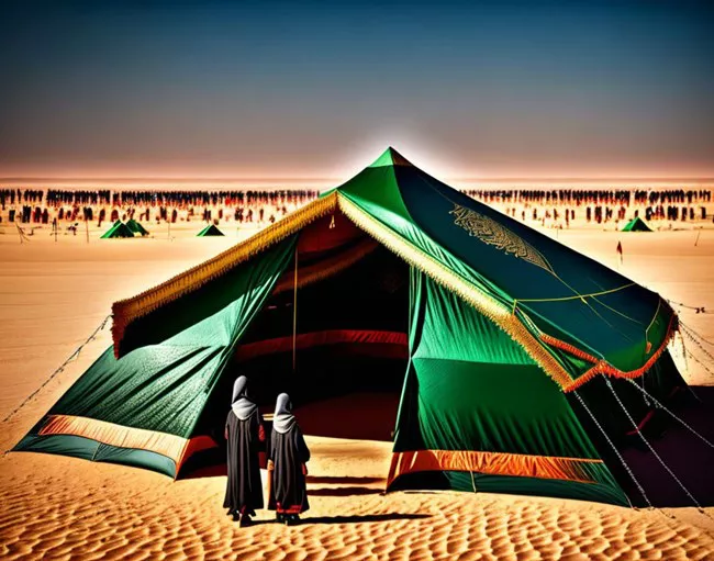 عکس خیمه واقعی + عکس خیمه امام حسین در کربلا 9 عکس خیمه واقعی 8