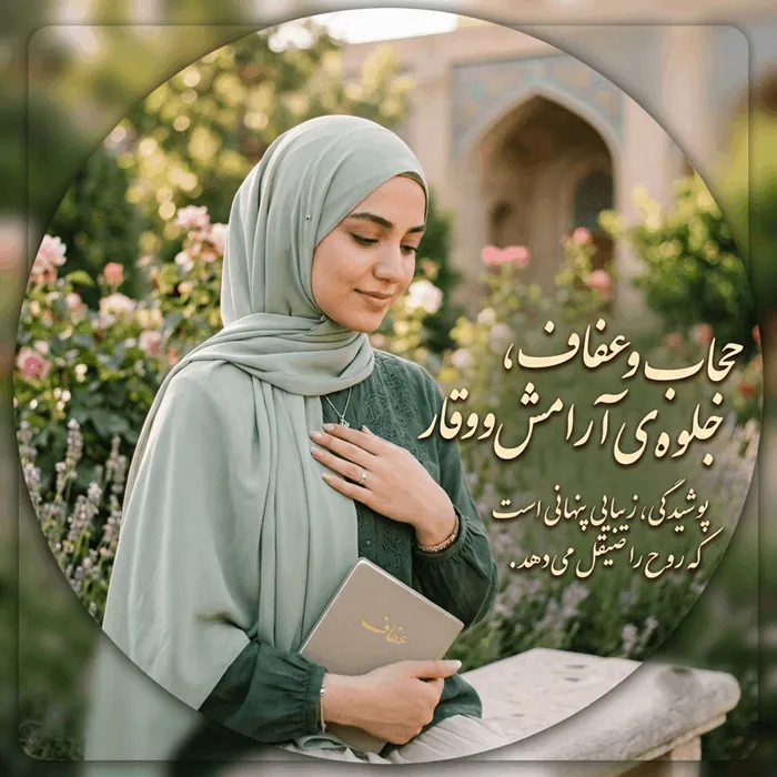 عکس نوشته حجاب با متن زیبا برای پروفایل با کیفیت بالا 27 عکس نوشته حجاب برای پروفایل 1