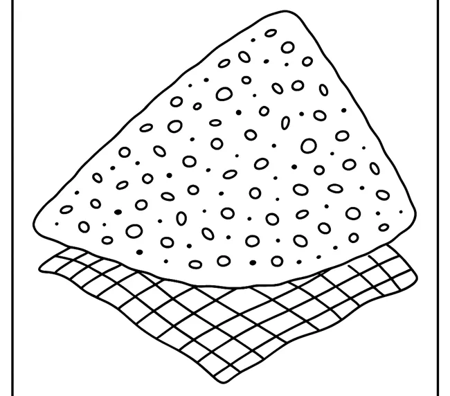 نقاشی نان سنگک 6
