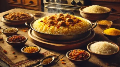 طرز تهیه عدس پلو با گوشت چرخ کرده برای ۴ نفر 129 طرز تهیه عدس پلو با گوشت چرخ کرده برای ۴ نفر