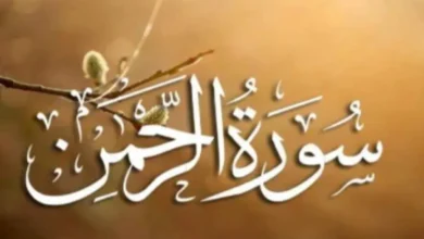 متن سوره الرحمن بدون ترجمه
