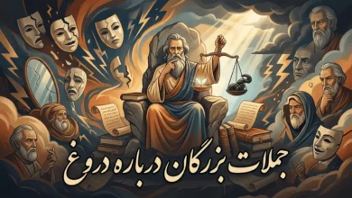 جملات بزرگان درباره دروغ 6 جملات بزرگان درباره دروغ