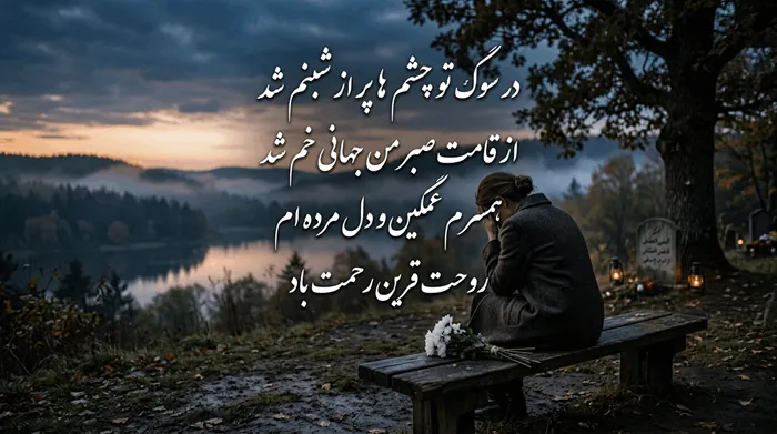 شعر فوت همسر جوان + شعر غمگین دلتنگی برای همسر فوت شده 2 شعر غمگین دلتنگی برای همسر فوت شده 1