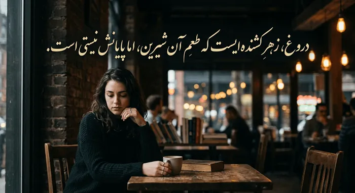 متن در مورد دروغ 1