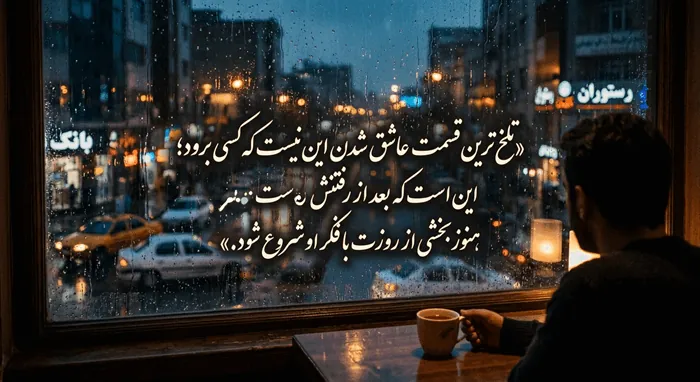 55 متن عاشق شدن غمگین و احساسی با عکس نوشته 3 متن عاشق شدن غمگین 2