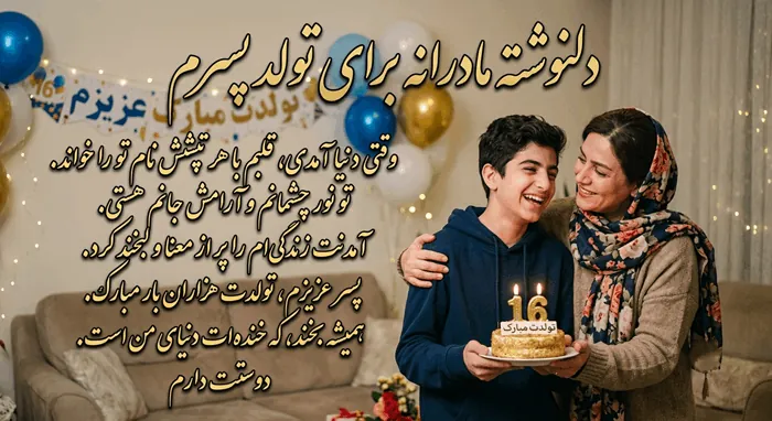 دلنوشته مادرانه برای تولد پسرم 1