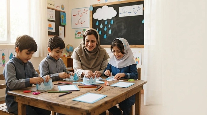 ۱۲ ایده برای جشن آب کلاس اولی ها 14 ایده برای جشن آب کلاس اولی 14